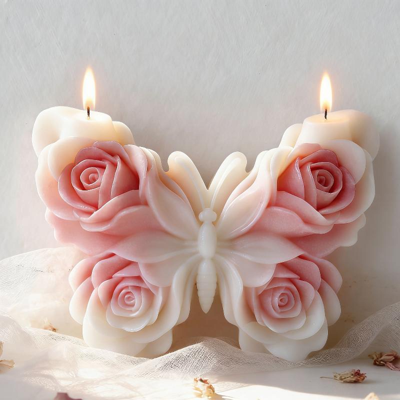DIY Rose Butterfly Form Silico - Candle Making Ideas reseña y precio
