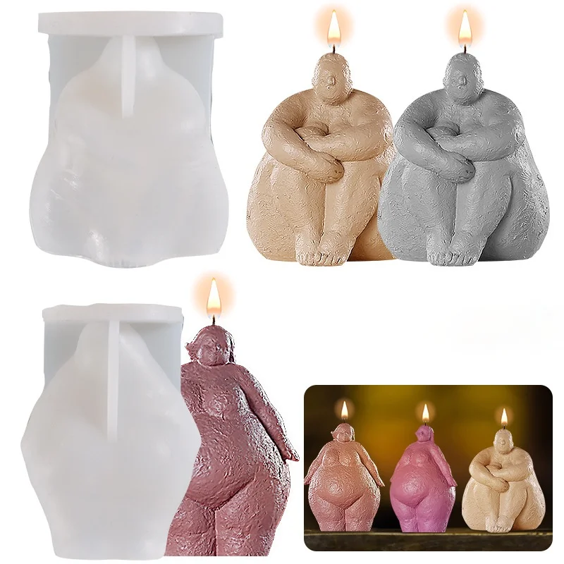 New Abstract Body Silicone Can - Candle Making Fat reseña y precio