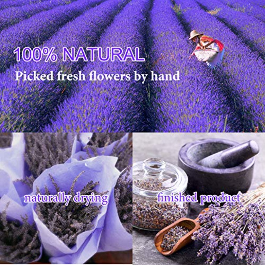 9 Bags Dried Flowers,100% Natu - Candle Making Kit reseña y precio