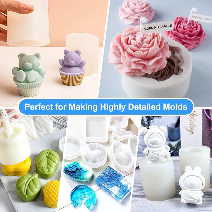 Silicone Mold Making Kit, 38.8 - Candle Making Kit reseña y precio