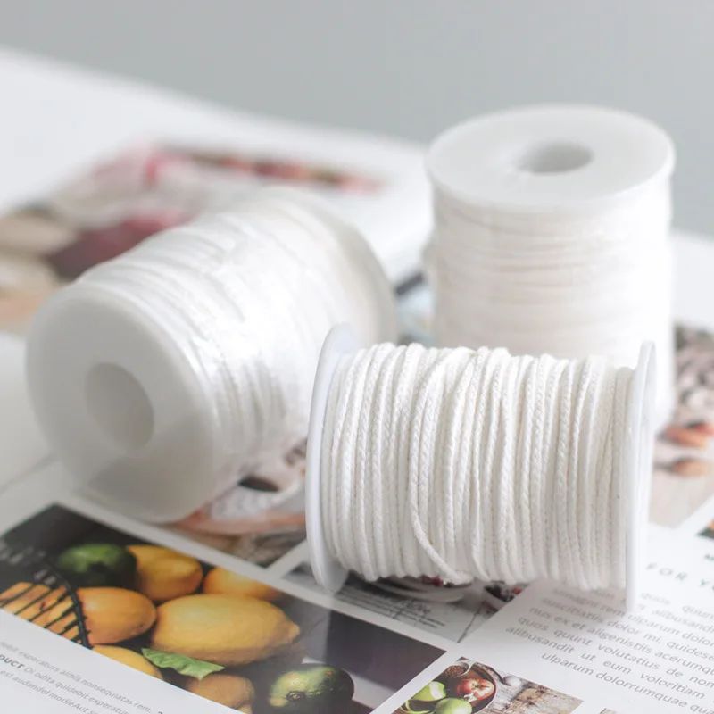 61 Meters/Roll White Candle Wi - Candle Making Raw Material reseña y precio