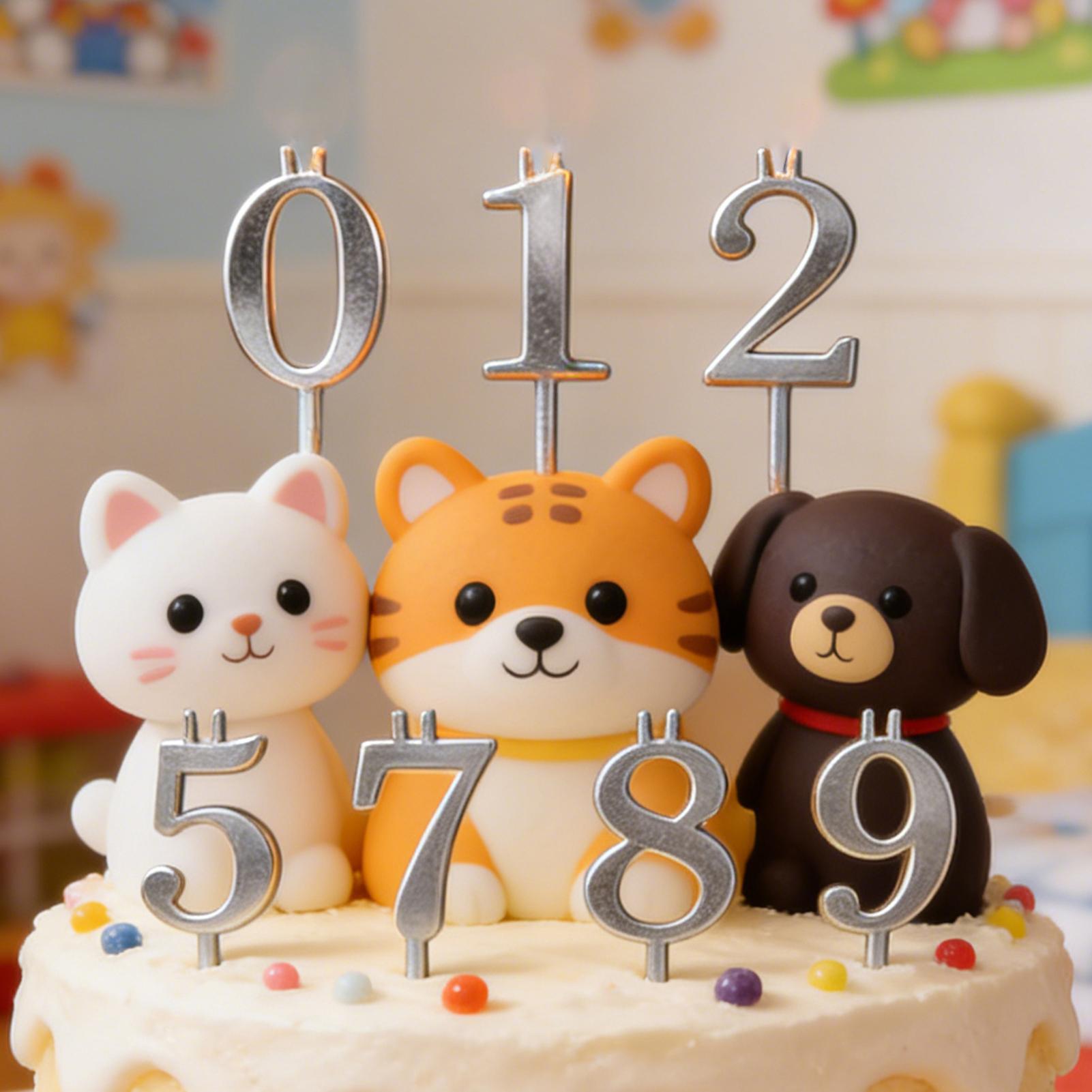 10pcs 0-9 Number Cake Toppers  - Candle Making Ideas reseña y precio