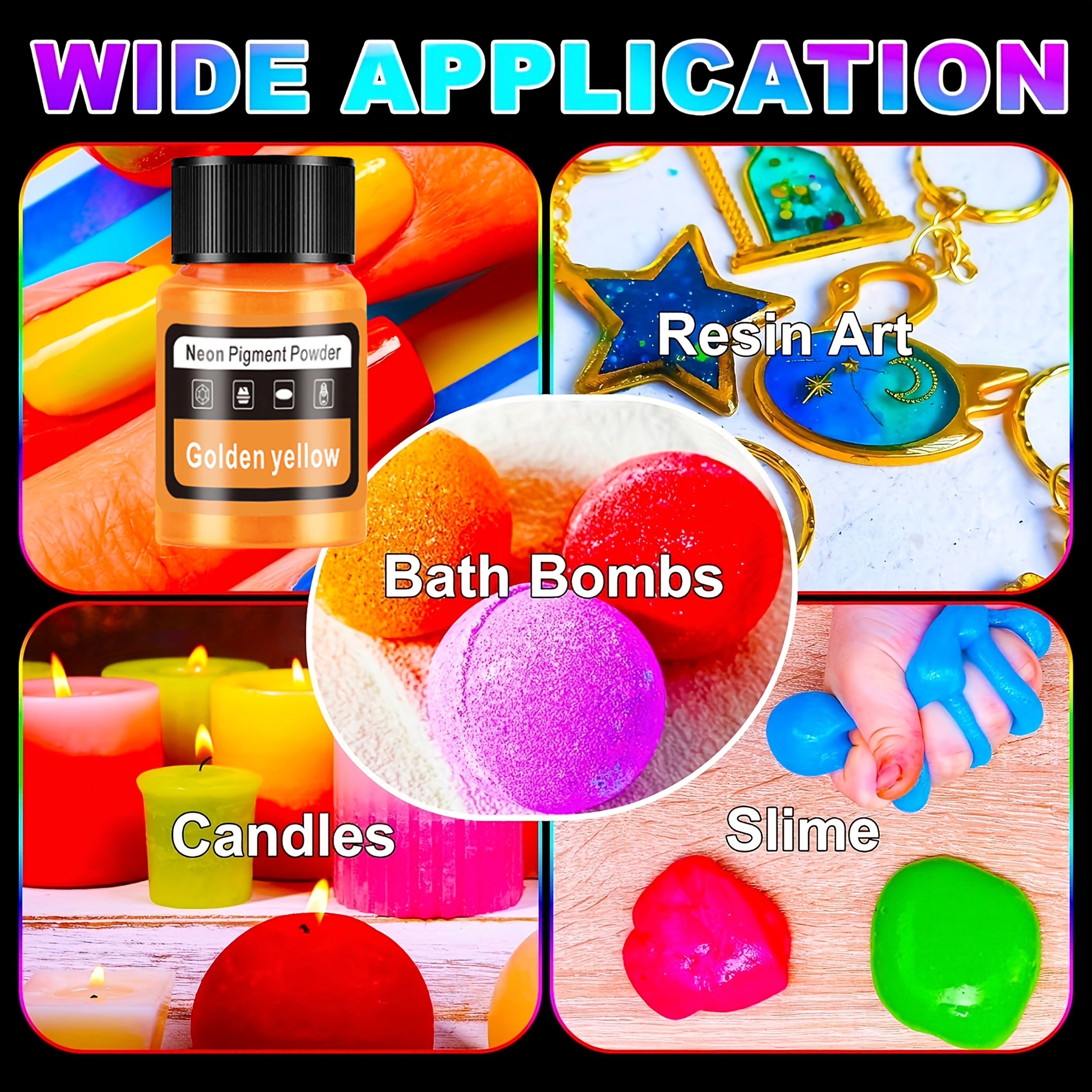 Fluorescent Powder/Neon Resin  - Candle Making Vessels reseña y precio